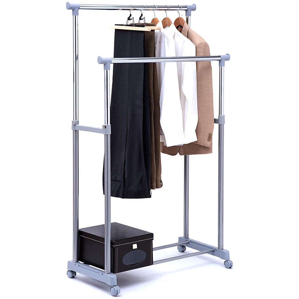 Stender Doppio In Metallo Cromato Portata 30kg Ac9002-gr - Foto 2