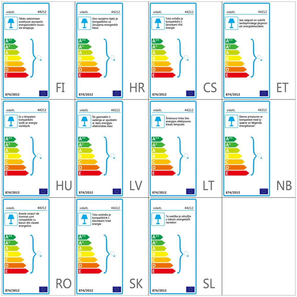 Lampada Da Parete Da Giardino E27 42 Cm In Alluminio Bianco - Foto 5