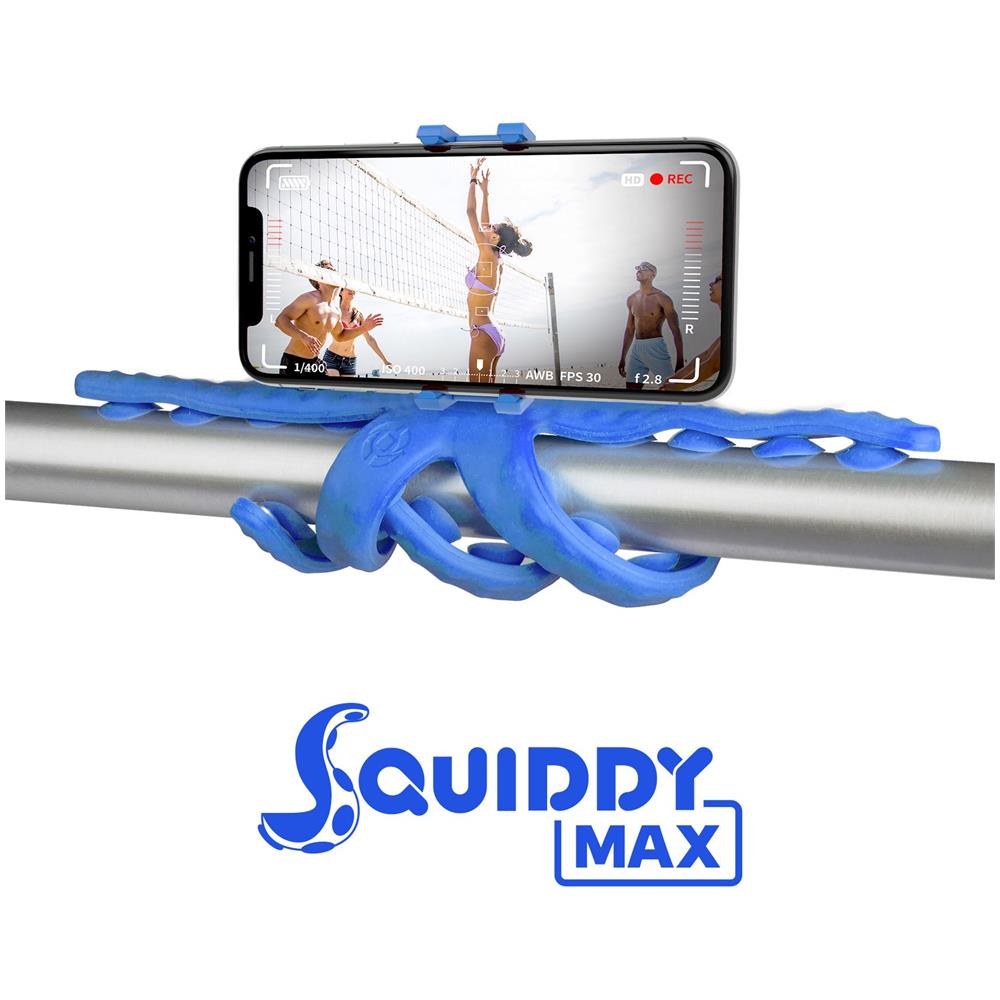 Squiddy Max Treppiede Flessibile per Fotocamere e Smartphone - Colore Blu - Foto 1