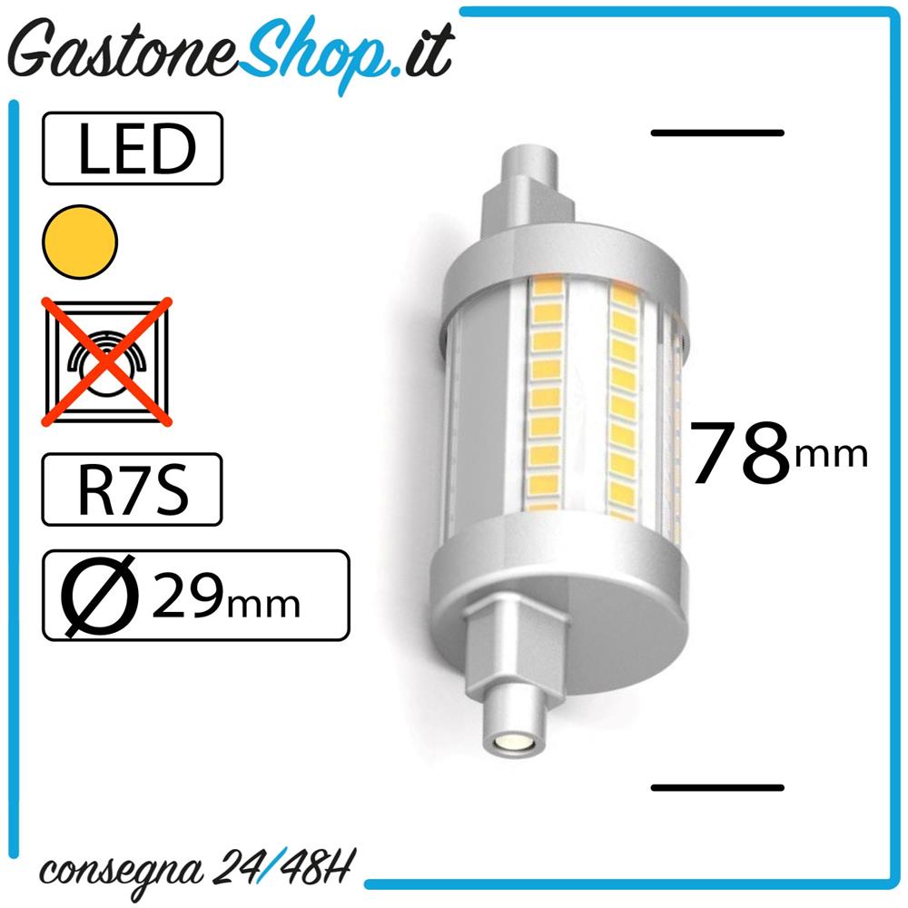Lineare Led R7s 8,0w 1055 Lumen Luce Calda 78 Mm - Foto 1