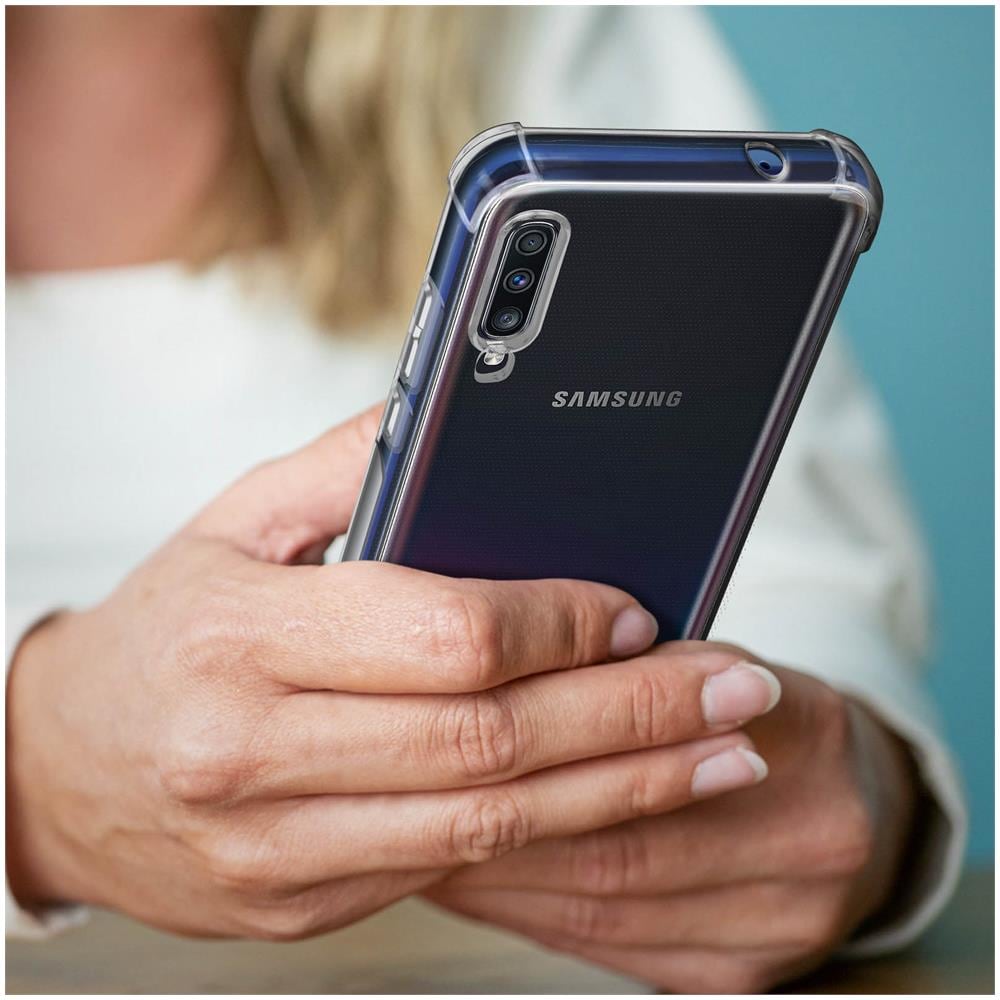 Pack Protezione Samsung Galaxy A70 Cover + Vetro Temperato Trasparente - Foto 5