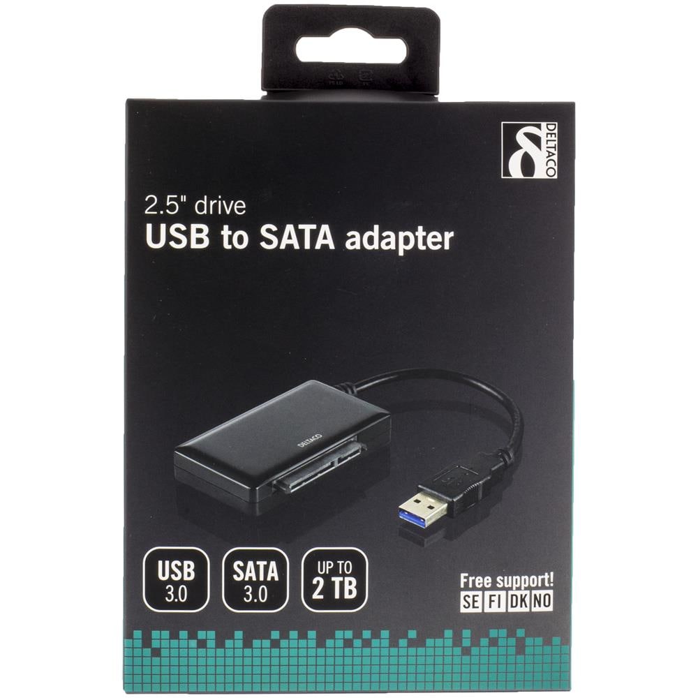 Adattatore Da Usb 3.0 A Sata 6gb / S, Per Dischi Rigidi Da 2,5 "", Nero - Foto 2