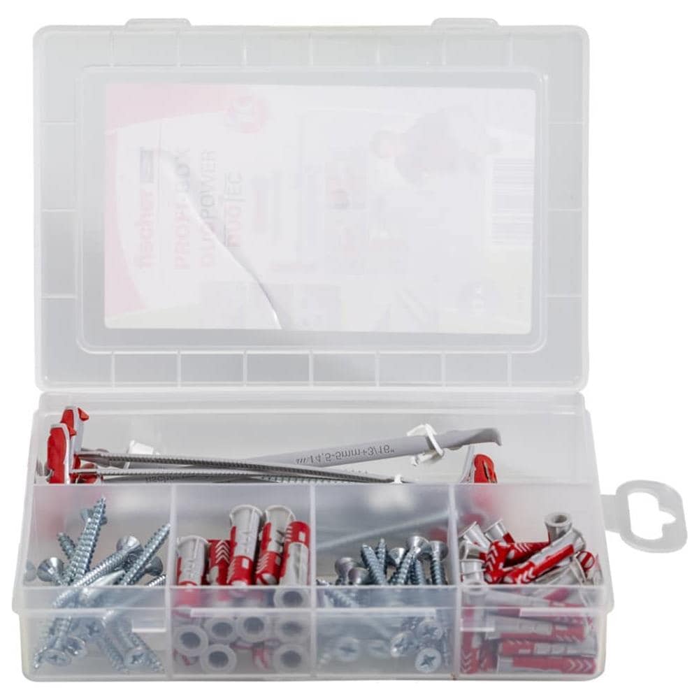Set di Tasselli con Vite PROFI-BOX DUOPOWER / DUOTEC 87 pz - Foto 2