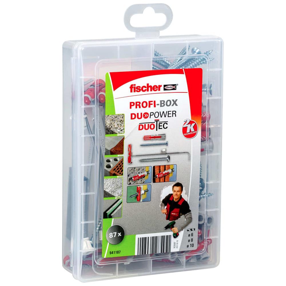 Set di Tasselli con Vite PROFI-BOX DUOPOWER / DUOTEC 87 pz - Foto 1
