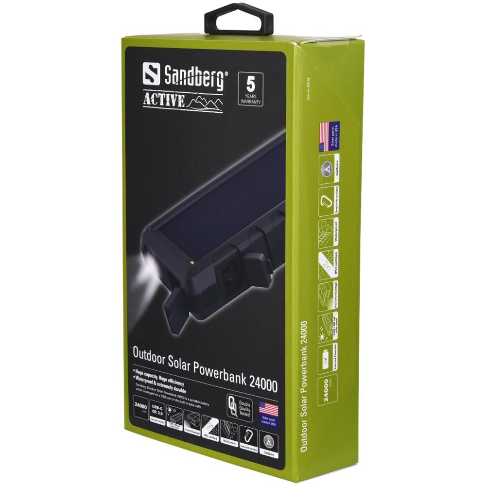 Powerbank solare Ioni di Litio 24000 mAh - Foto 2