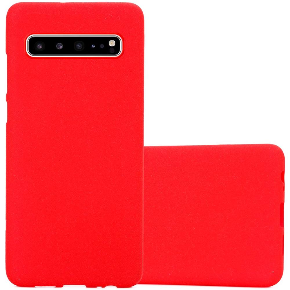 Custodia Compatibile Con Samsung Galaxy S10 5g In Frost Rosso - Coperchio Protettivo In Silicone Tpu Flessibile - Foto 1