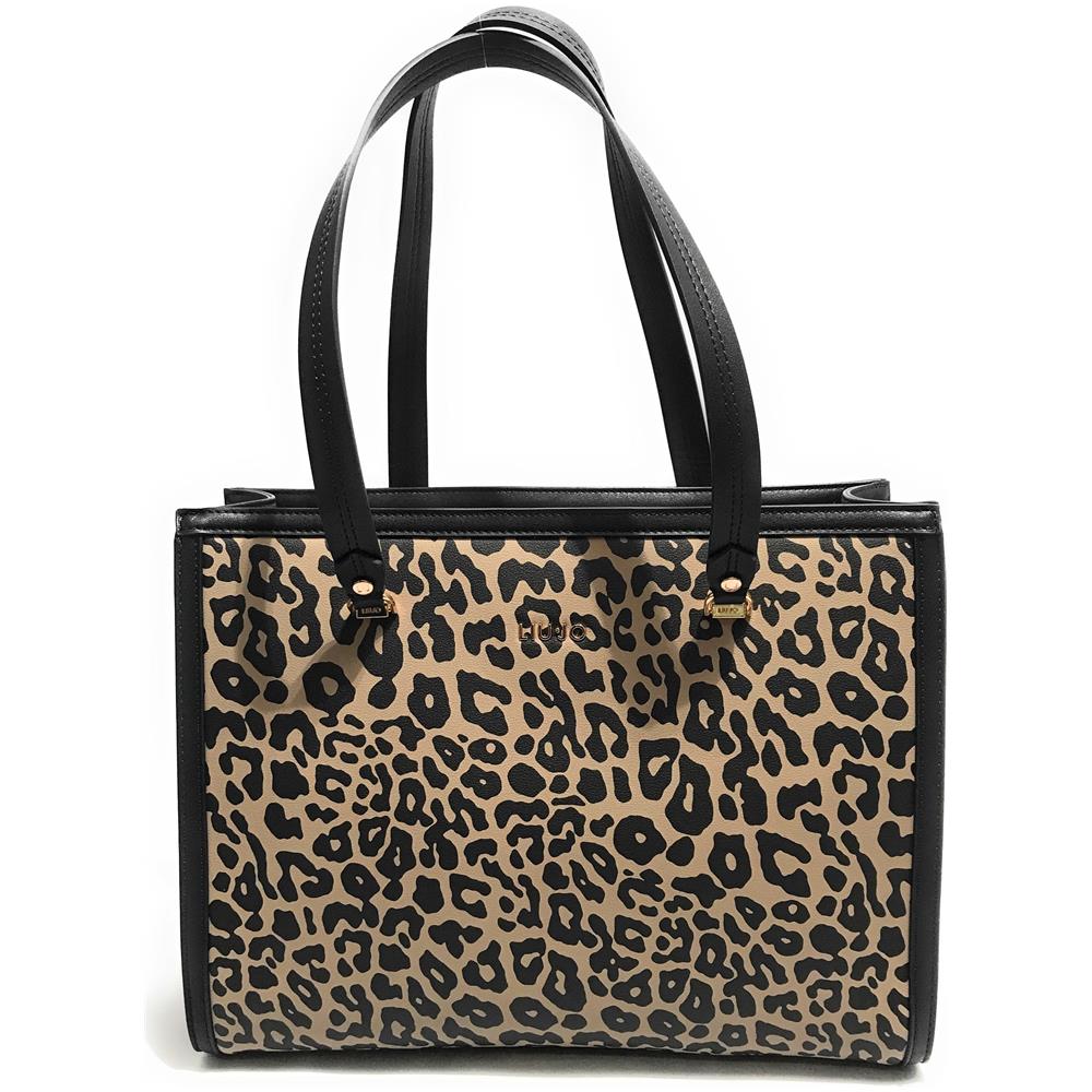 Borsa Donna Hobo a Tracolla LIU JO Ecosostenibile Matelassè colore Moro