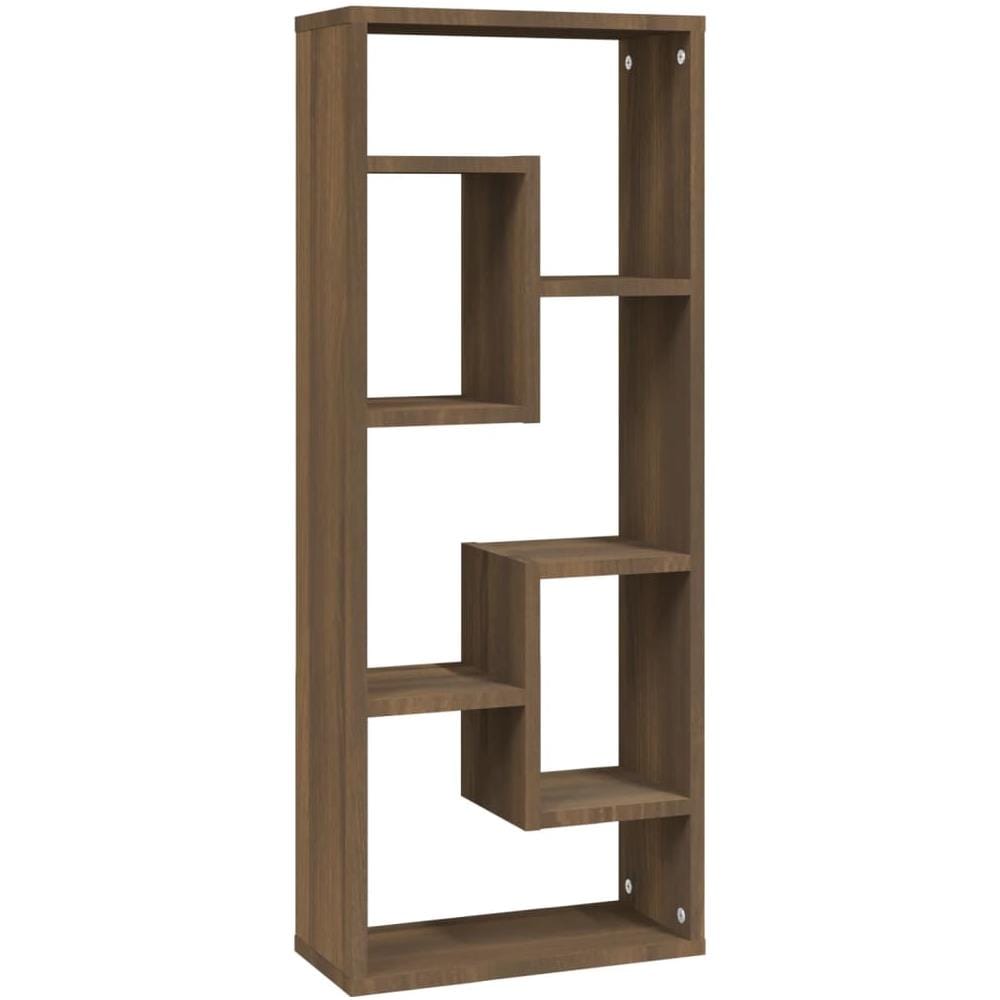 Mensola A Muro Rovere Marrone 36x16x90 Cm In Legno Multistrato - Foto 2