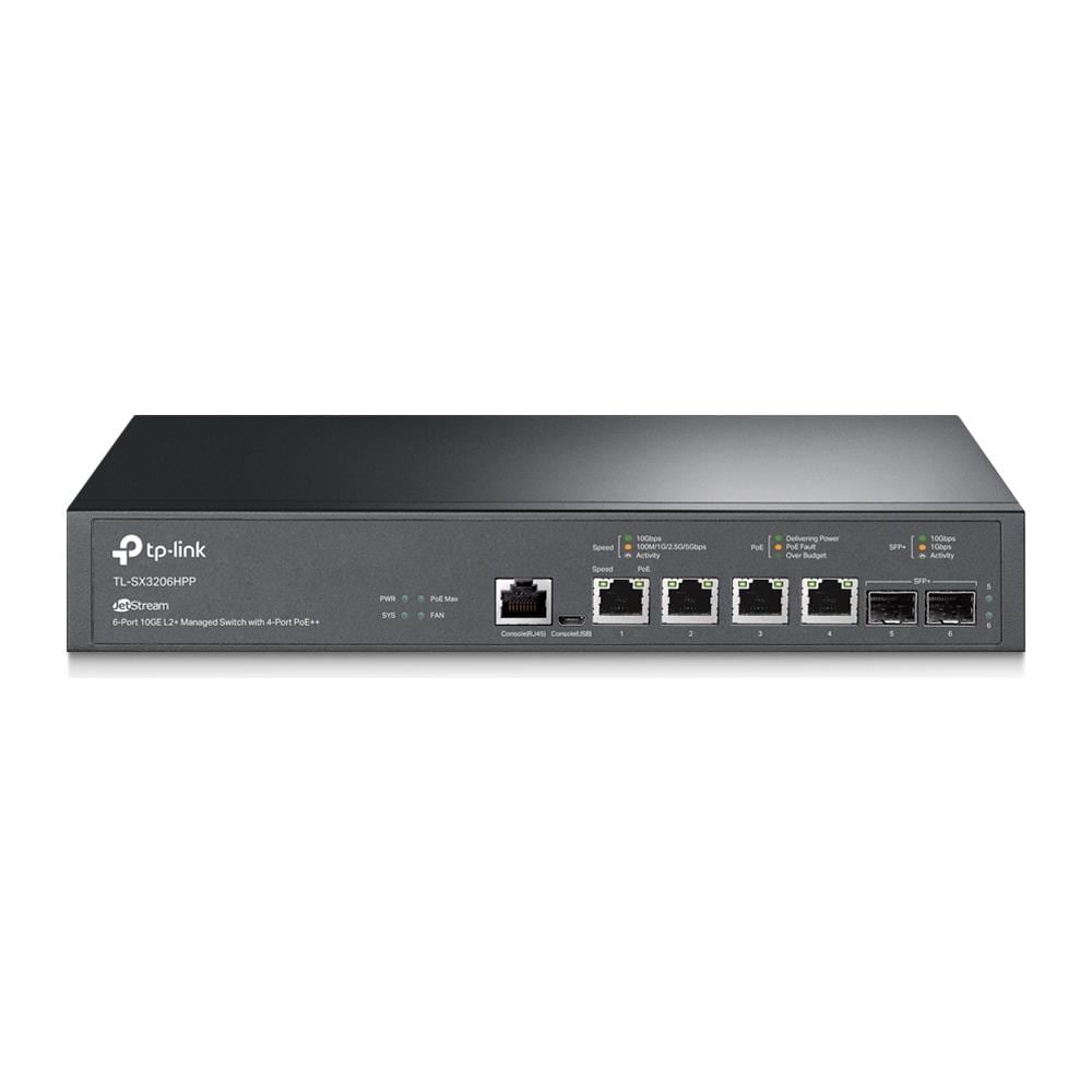 Switch TL-SX3206HPP Gestito JetStream 6 Porte 10GE L2+ con PoE++ a 4 Porte - Foto 1