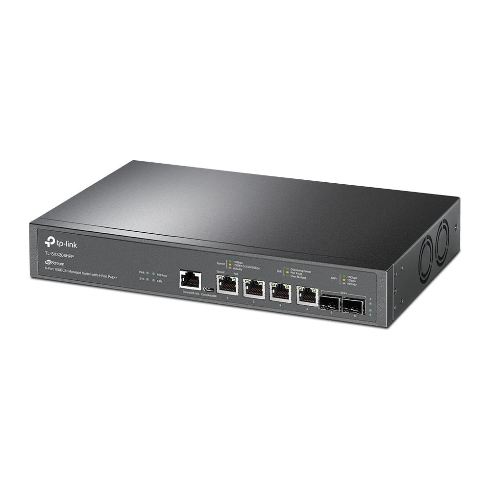 Switch TL-SX3206HPP Gestito JetStream 6 Porte 10GE L2+ con PoE++ a 4 Porte - Foto 2