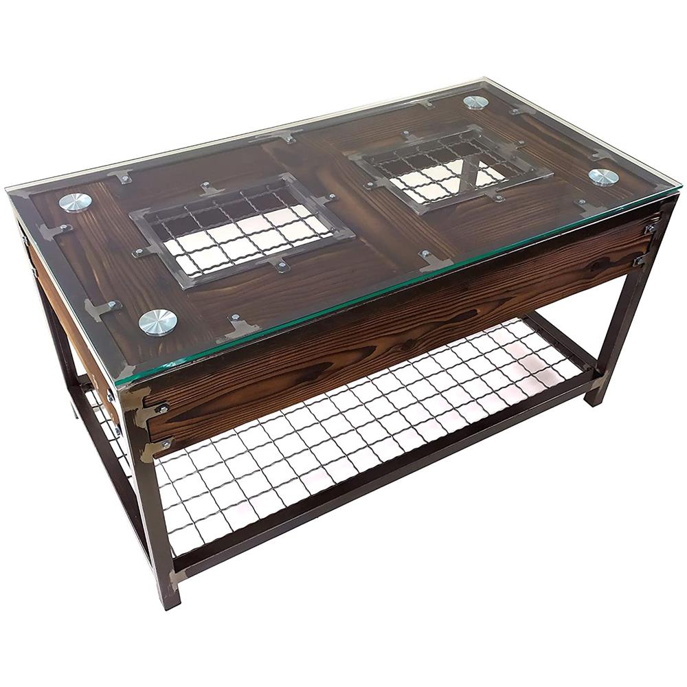 Tavolino Da Salotto Lh (106x56 Cm A= 40 Cm, Naturale) Halicz Design Industriale - Foto 1