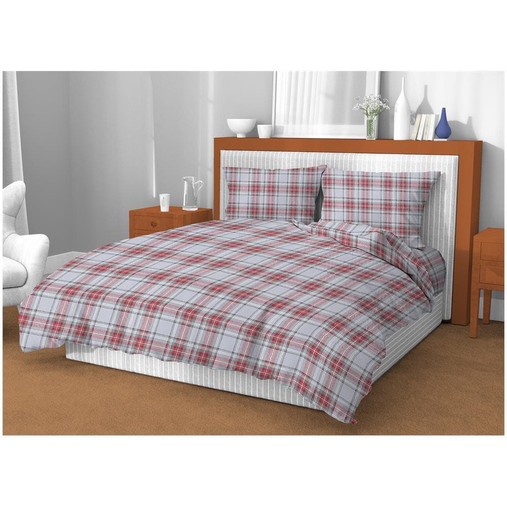 Copripiumino Singolo 100% Cotone Made Italy - Stampa Acquarello Floreale