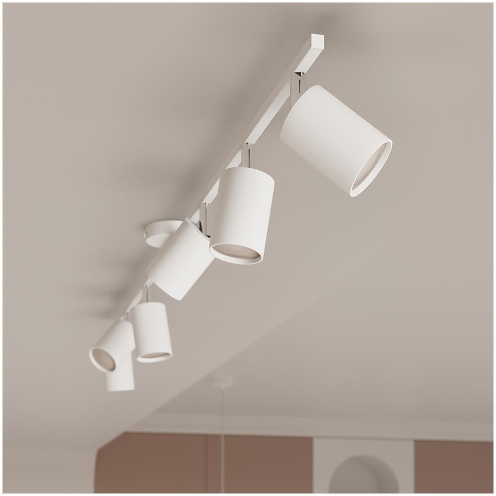 Lampadario Lemmi 6 Bianco Sl. 1206 - Moderno Lampadari Bianco 125x77x77 Cm - Foto 7