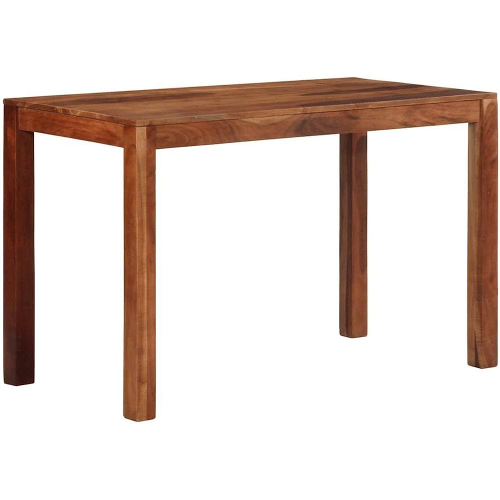 Tavolo da Pranzo 120x60x76 cm in Legno Massello di Acacia - Foto 1