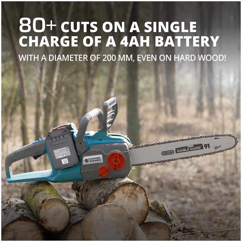 Sega Elettrica Senza Fili Ks Cs40v-14 Tensione Nominale, V 40 (20+20) Capacità Della Batteria Consigliata 2 X 2 Ah, 2 X 4 Ah, 2 X 6 Ah, 2 X 8 Ah - Foto 4