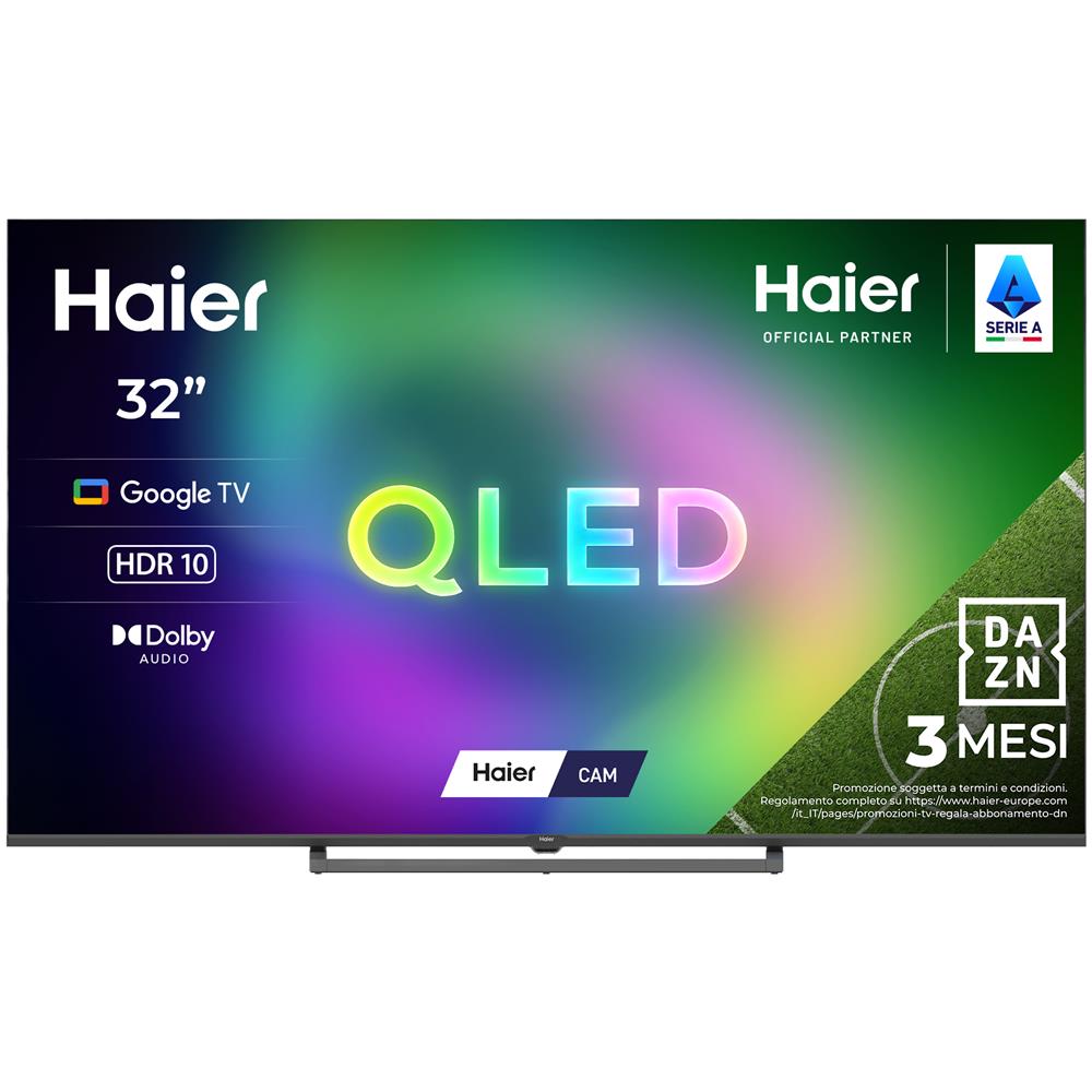 S80G Series Smart TV QLED 32" H32S80GFX, Full HD, Google TV, HDR10, Dolby Audio, HDMI 2.1 x4, Bluetooth 5.1, DBX TV - Foto 1