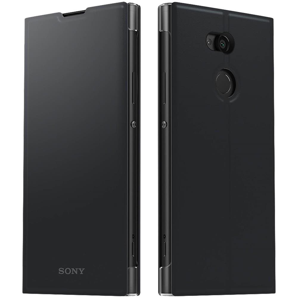 Custodia Xperia Xa2 Ultra Originale Sportellino Sony Style Cover Stand Nero - Foto 1