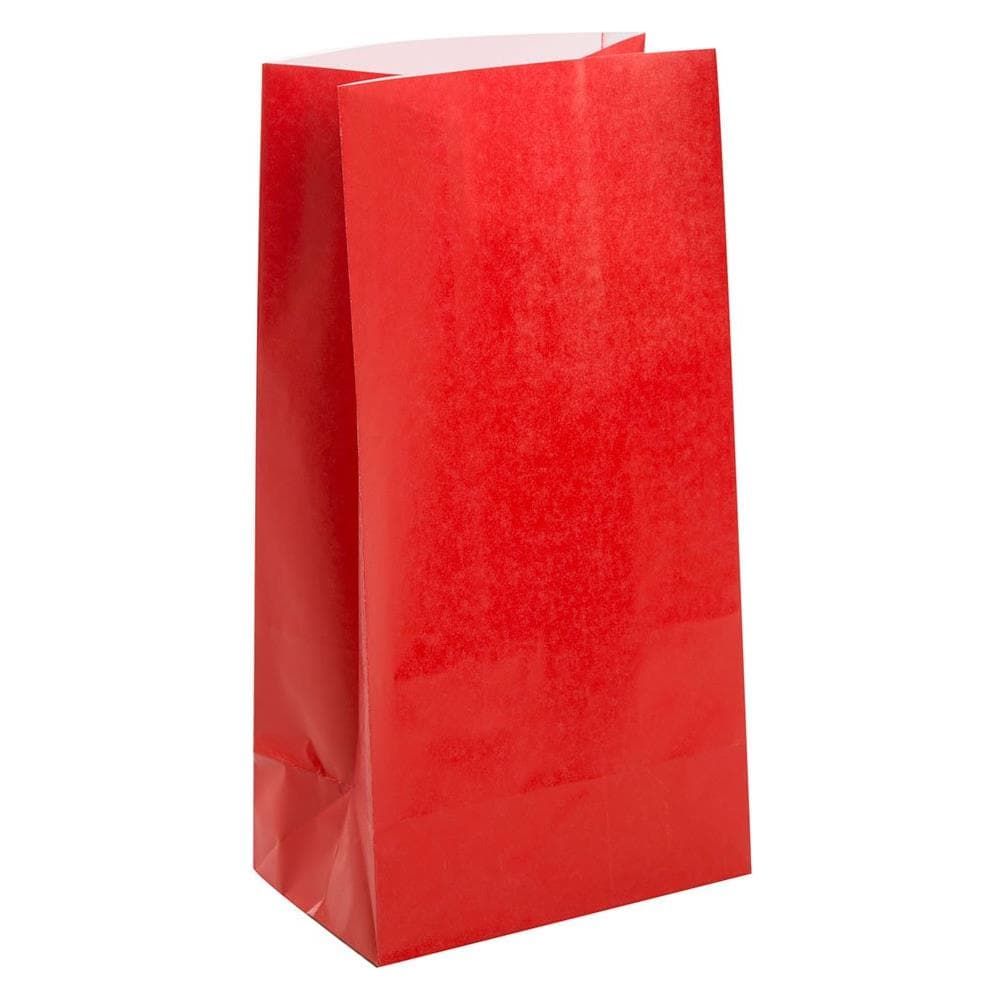 59003 Buste Regalo In Carta Rossa Rubino, Confezione Da 12 - Foto 1