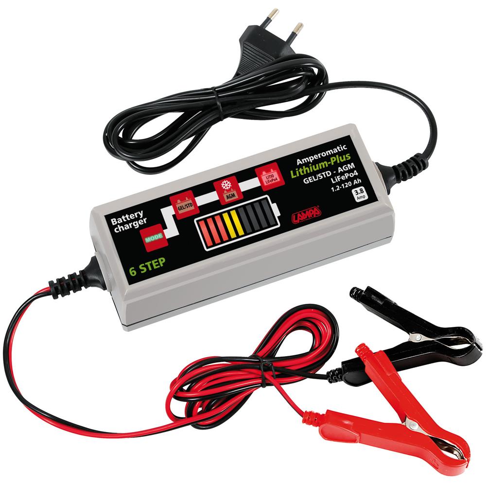70177 Amperomatic Lithium-plus Caricabatteria Intelligente 12v 3,8a - Foto 1