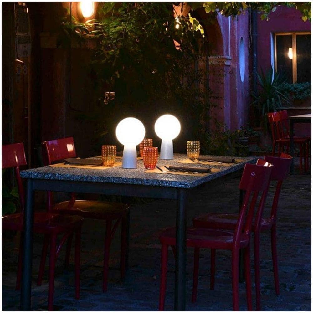 Lampada Da Tavolo Olimpia Pro Bianco Ricaricabile E Dimmerabile - Foto 2