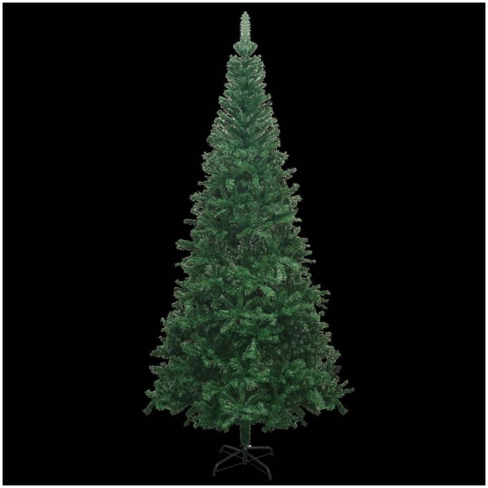 Set Albero Natale Artificiale LED e Palline Verde L 240 cm PVC - Foto 2
