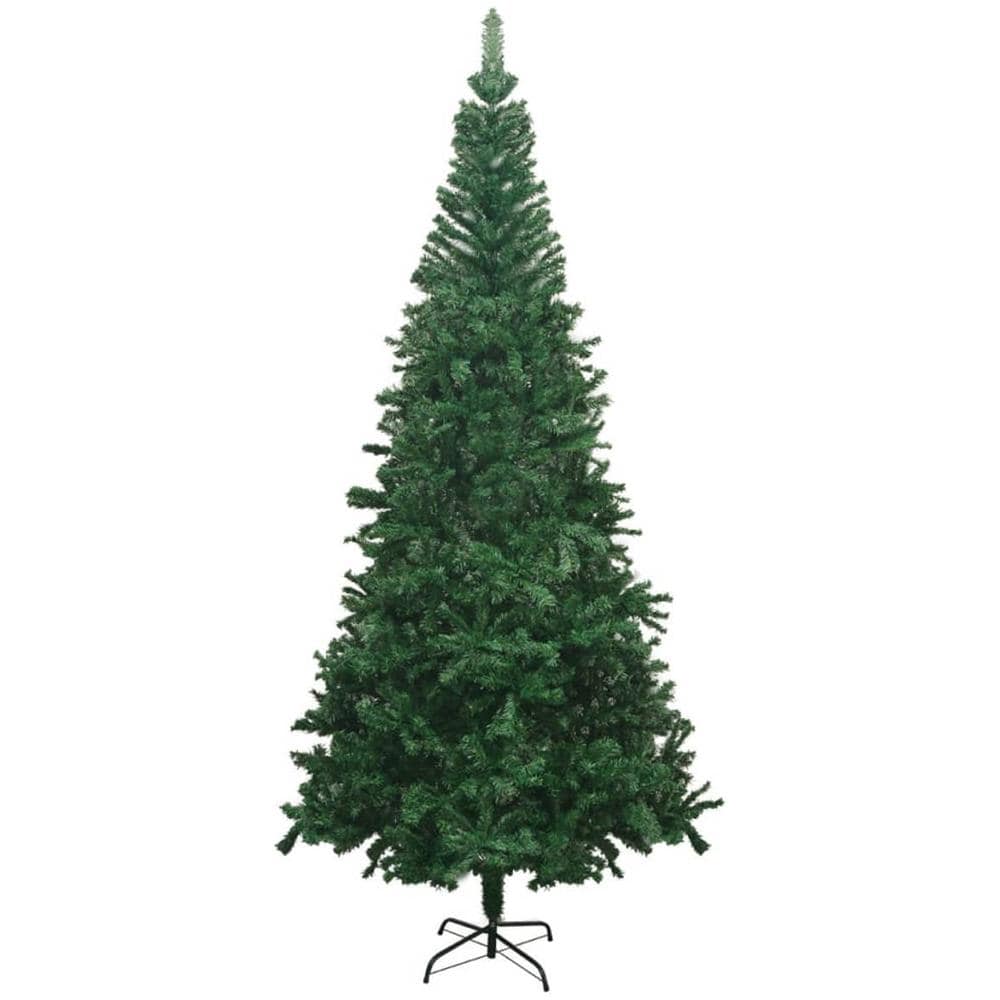 Set Albero Natale Artificiale LED e Palline Verde L 240 cm PVC - Foto 3