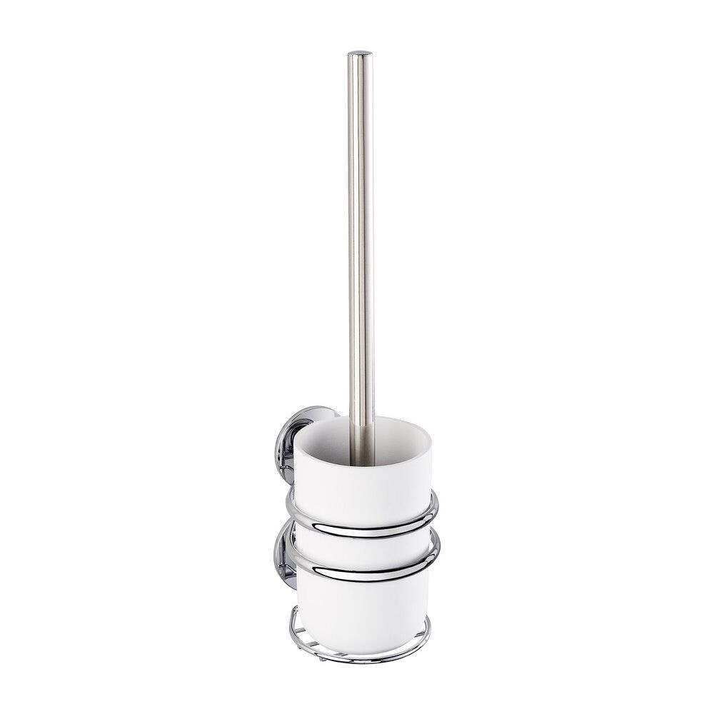 Wenko 22758100 Porta Asciugacapelli Cali Con Express-Loc – Fissaggio A Muro Senza Trapano, Acciaio Inox Argento - 2