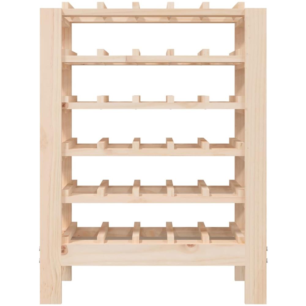 Portavini 61,5x30x82 Cm In Legno Massello Di Pino - Foto 3