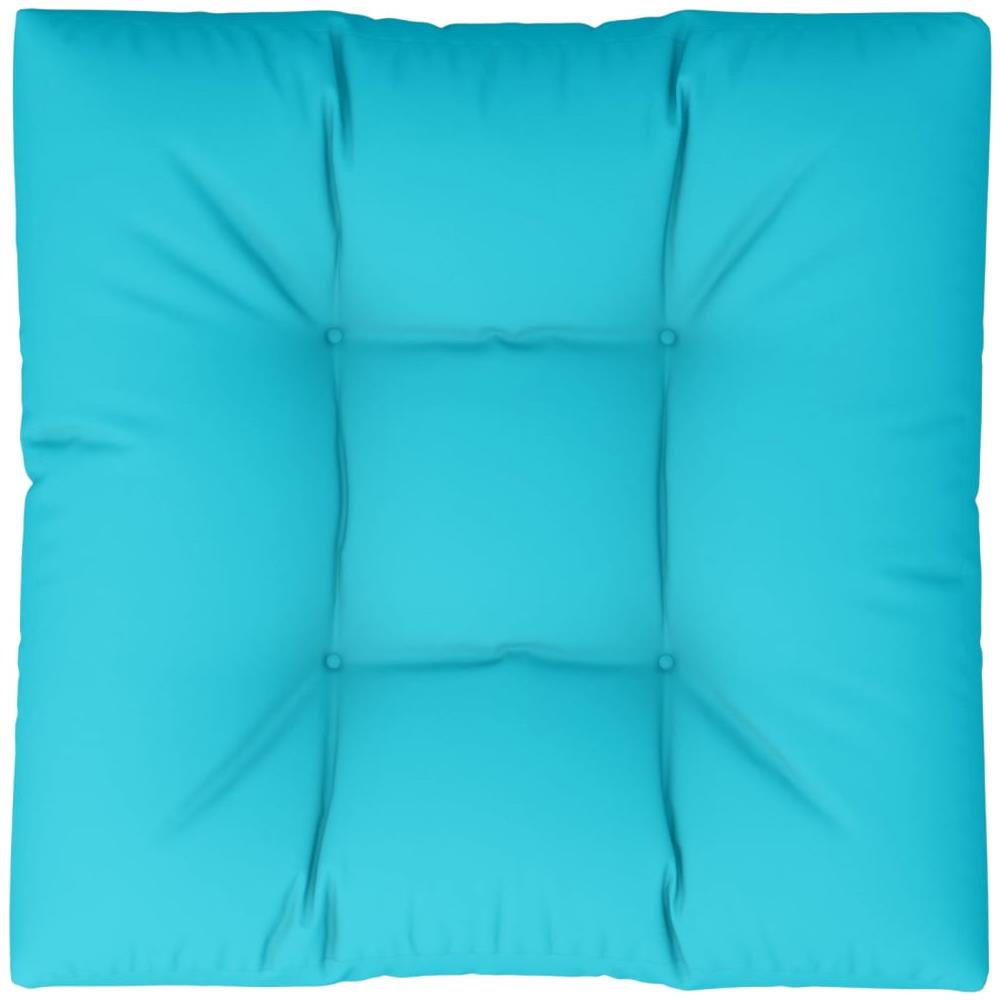 Cuscino Per Pallet Turchese 70x70x12 Cm Tessuto - Foto 2