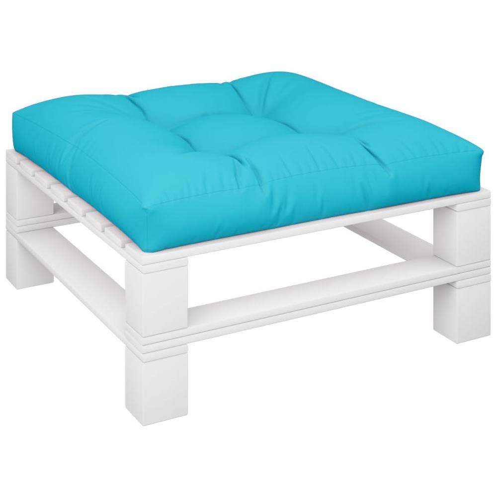 Cuscino Per Pallet Turchese 70x70x12 Cm Tessuto - Foto 3