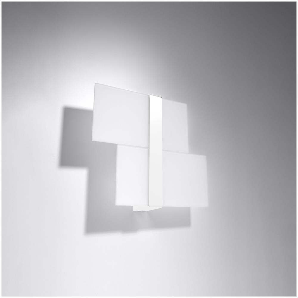 Sollux Lighting Lampada Da Parete Massimo Bianco Sl.1044 - Moderno Lampade Da Parete Bianco 28x39x6 Cm - Foto 2