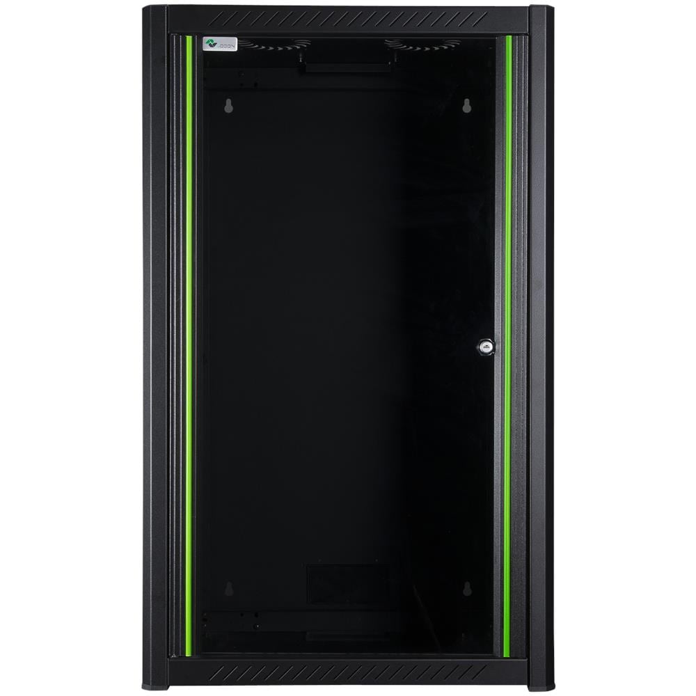 Armadio Rack 19'' RWP20U56BL a muro 20 unità sezione unica prof 600mm Colore Nero - Foto 1