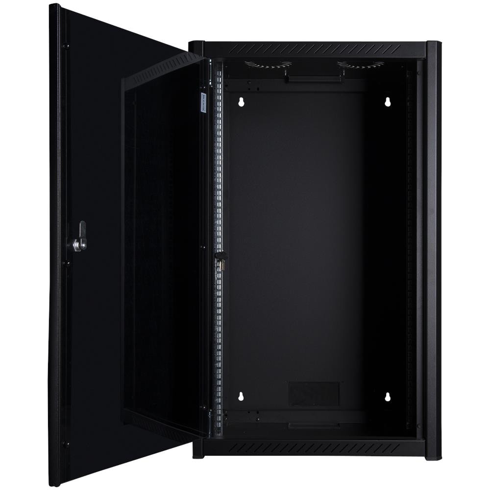 Armadio Rack 19'' RWP20U56BL a muro 20 unità sezione unica prof 600mm Colore Nero - Foto 2