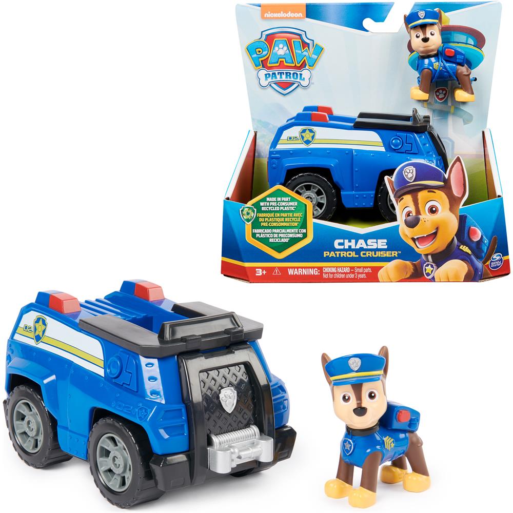 PAW Patrol, Macchina della Polizia di Chase, Veicolo e Personaggio Chase, Giochi Bambini, 3+ anni - Foto 1