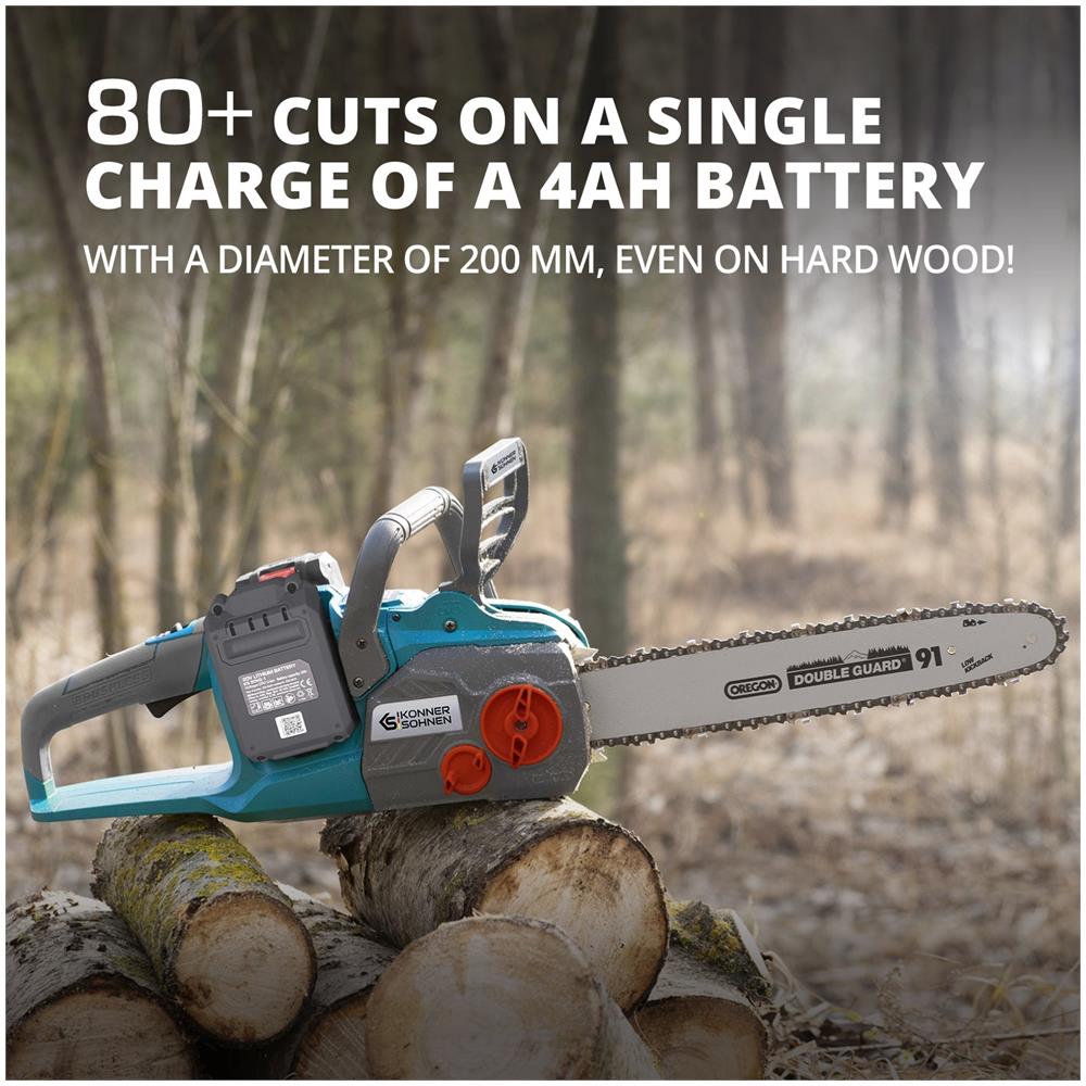 Sega Elettrica Senza Fili Ks Cs40v-16 Tensione Nominale, V 40 (20+20) Capacità Della Batteria Consigliata 2 X 2 Ah, 2 X 4 Ah, 2 X 6 Ah, 2 X 8 Ah - Foto 4