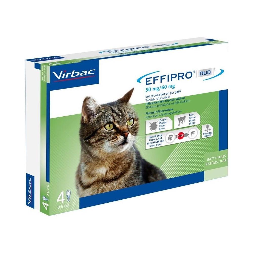 Effipro Duo 4 Pipette 1-6 kg Gatti - Foto 1
