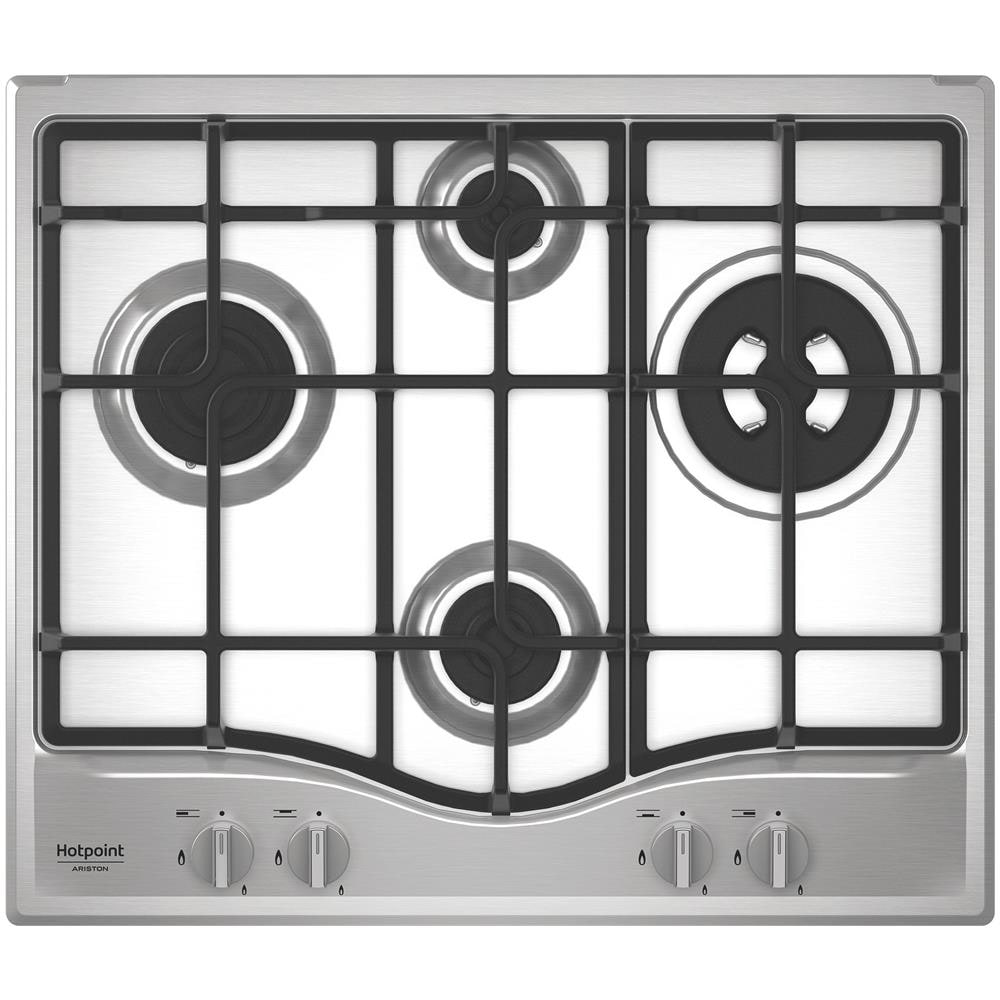 PCN 641 T /IX /HA Piano Cottura a Gas 60 cm Inox 4 Fuochi Bruciatore Tripla Corona Griglie in Ghisa - Foto 2