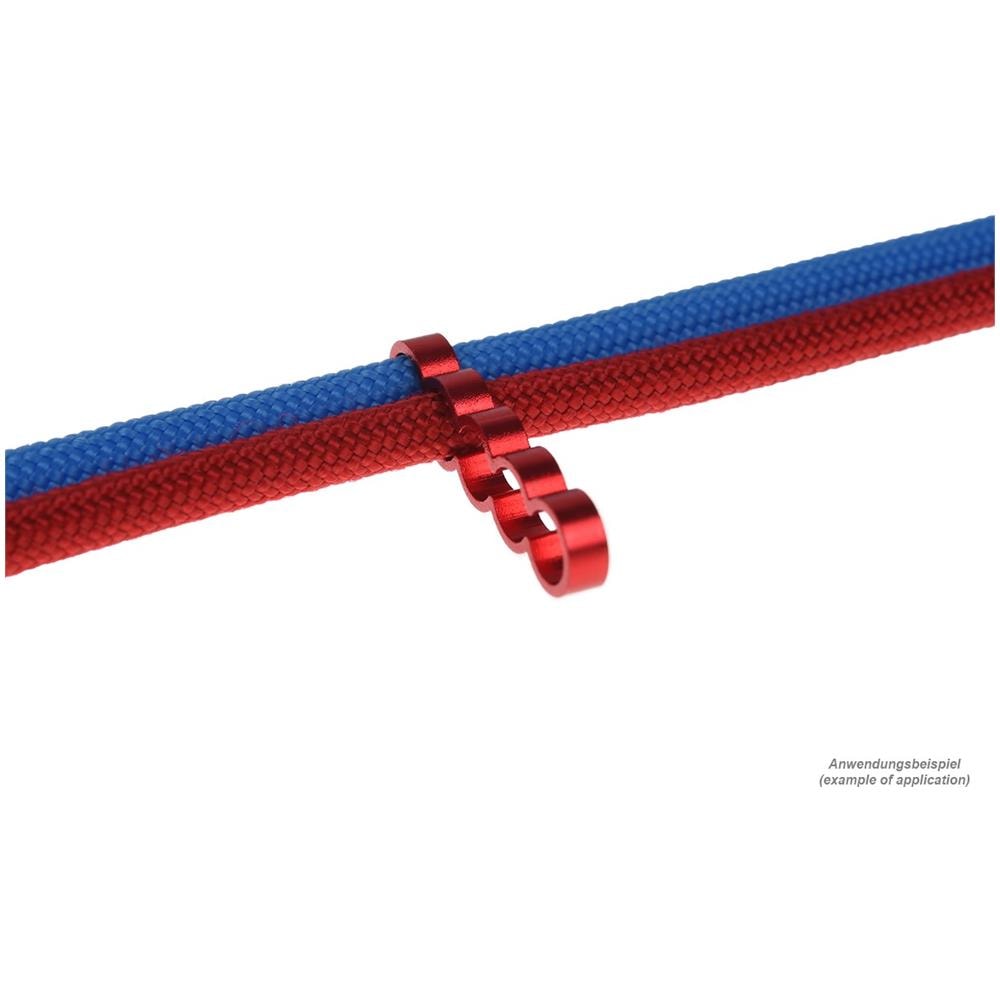 Eiskamm Alu X5 piatto - 4mm rosso - 4 PC - Foto 2