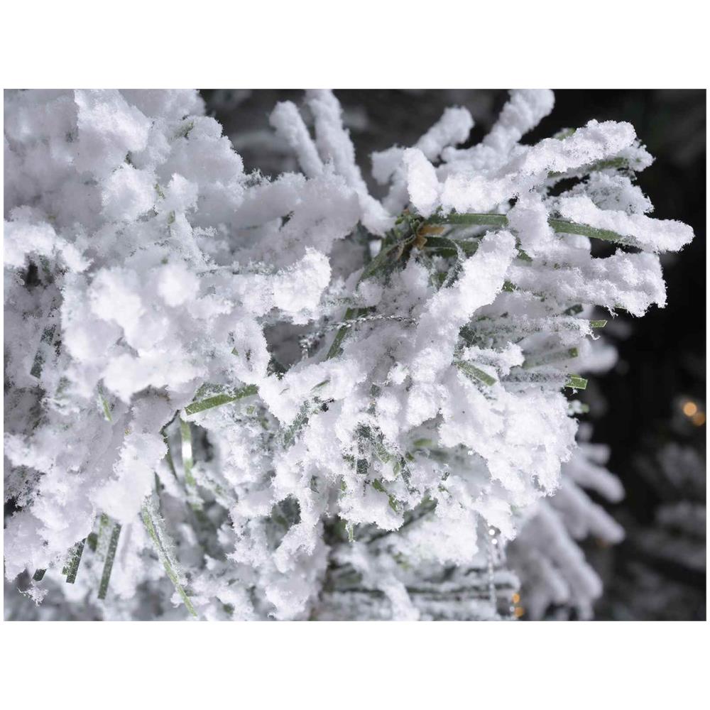 Albero Di Natale Deluxe Pino Innevato Con 1677 Rami Super Folti 2,10 Metri - Foto 2