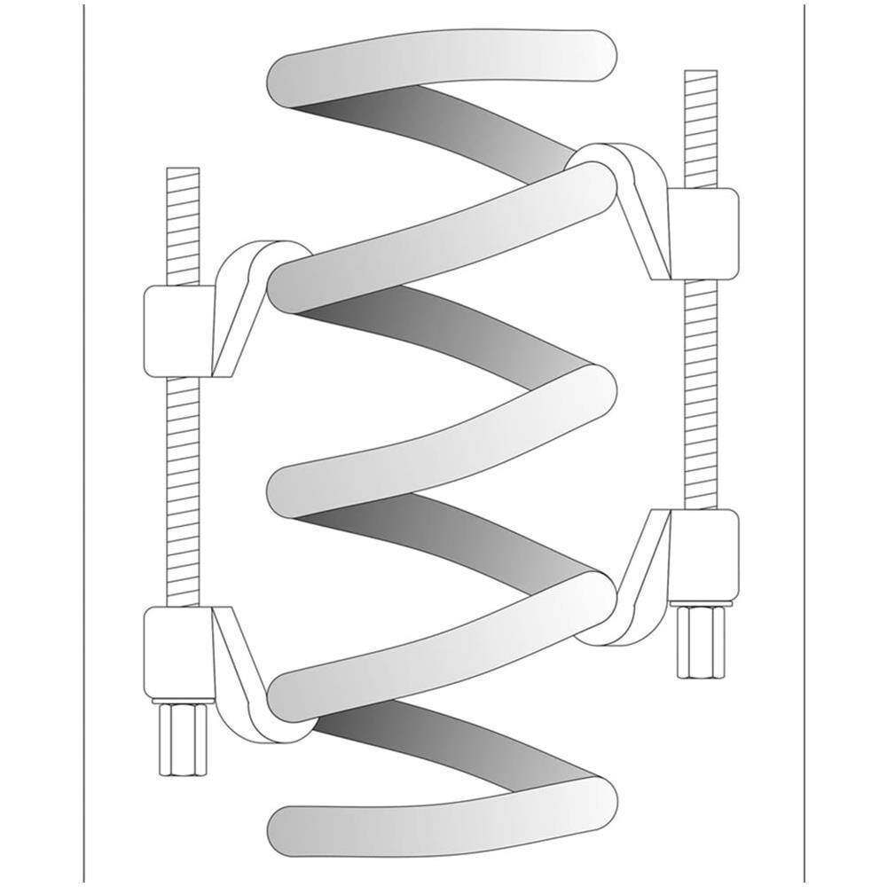 Compressore per Molle 2 pz 82x355 mm - Foto 2