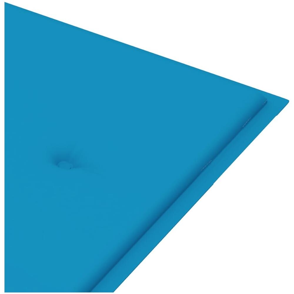 Panca da Giardino con Cuscino 120 cm in Massello di Acacia - Foto 9