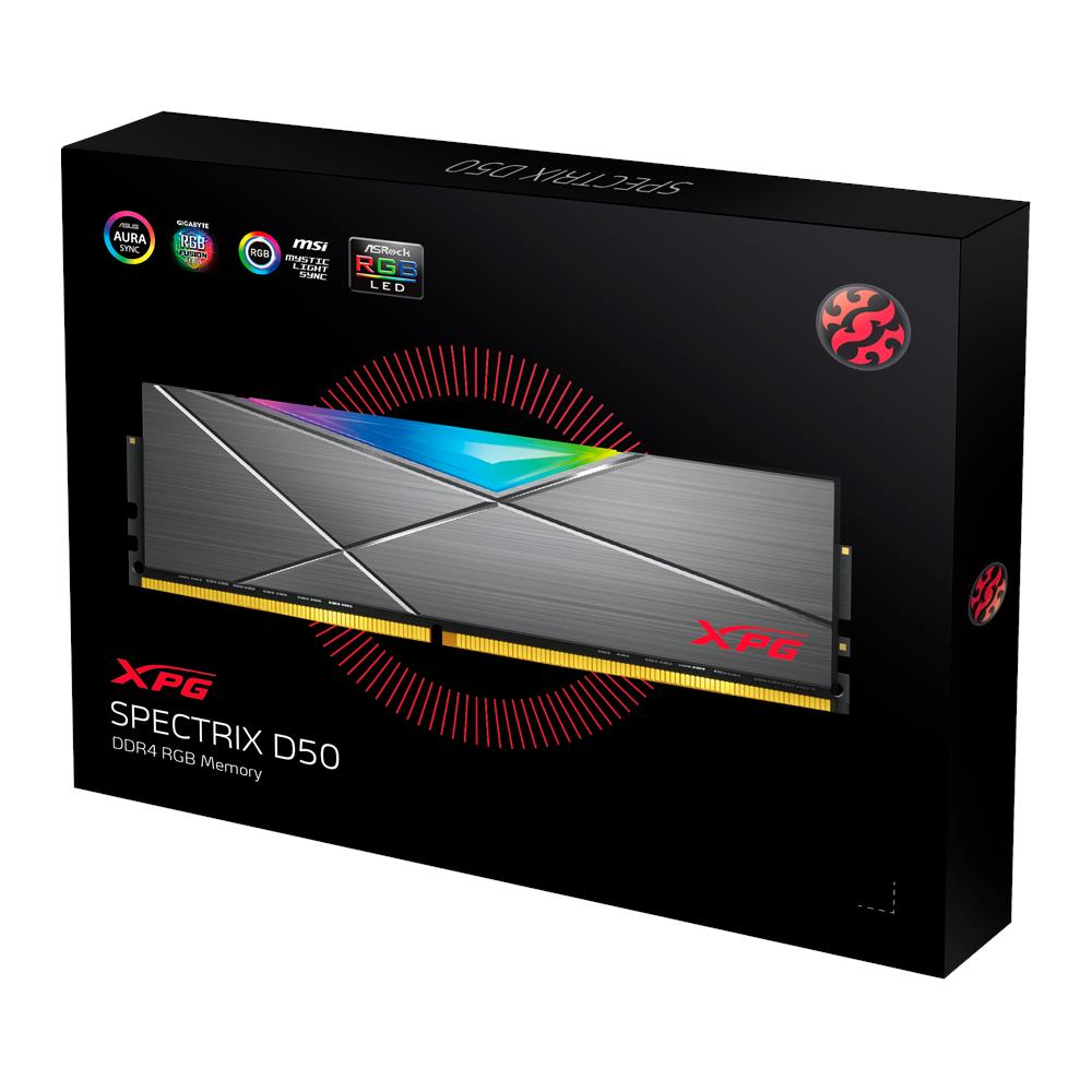 MEM XPG SPECTRIX D50 32GB KIT (2*16GB) 3600MHz GRIGIA AX4U360016G18I- - Foto 4