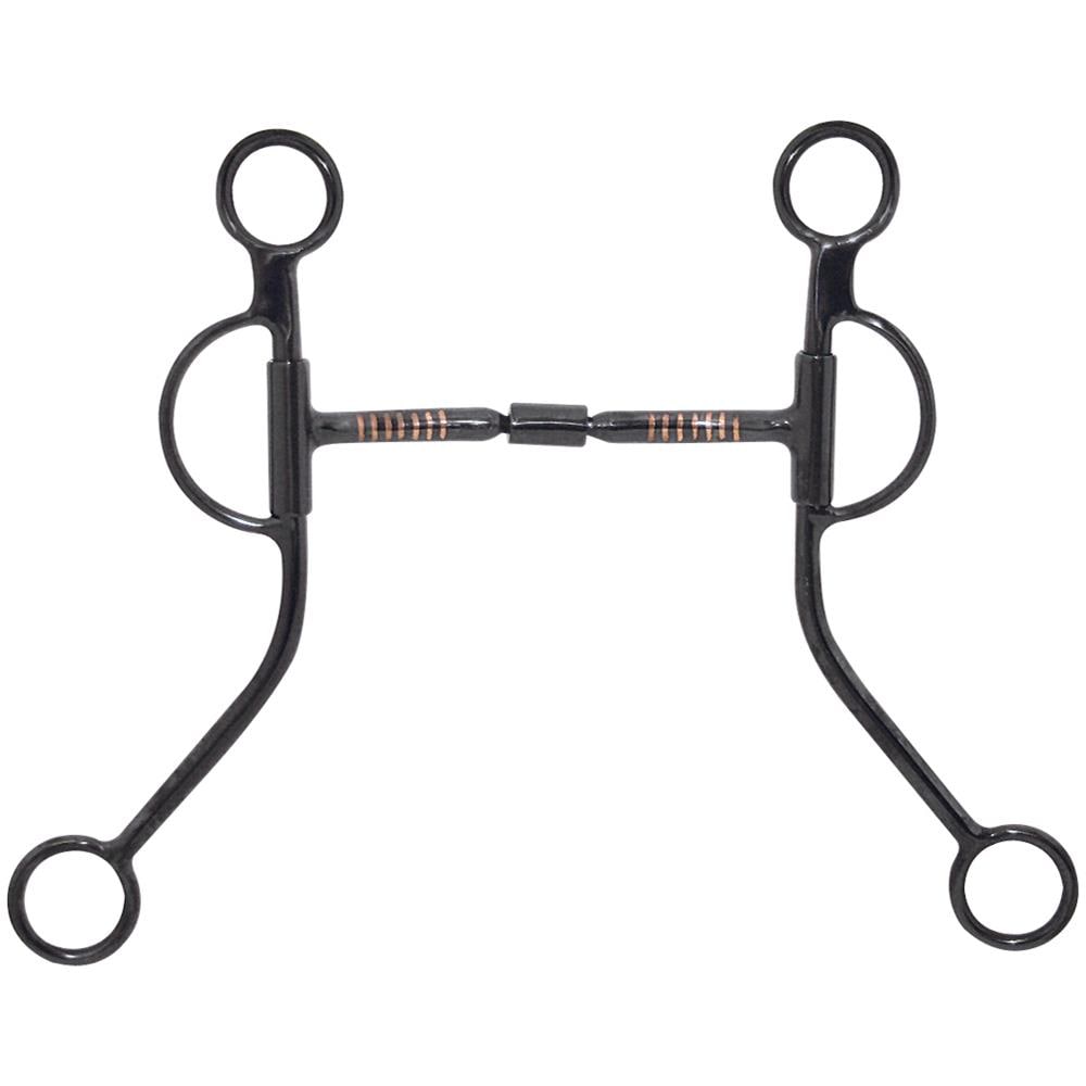 Morso western inox snodato con aste corte: 12,5 cm
