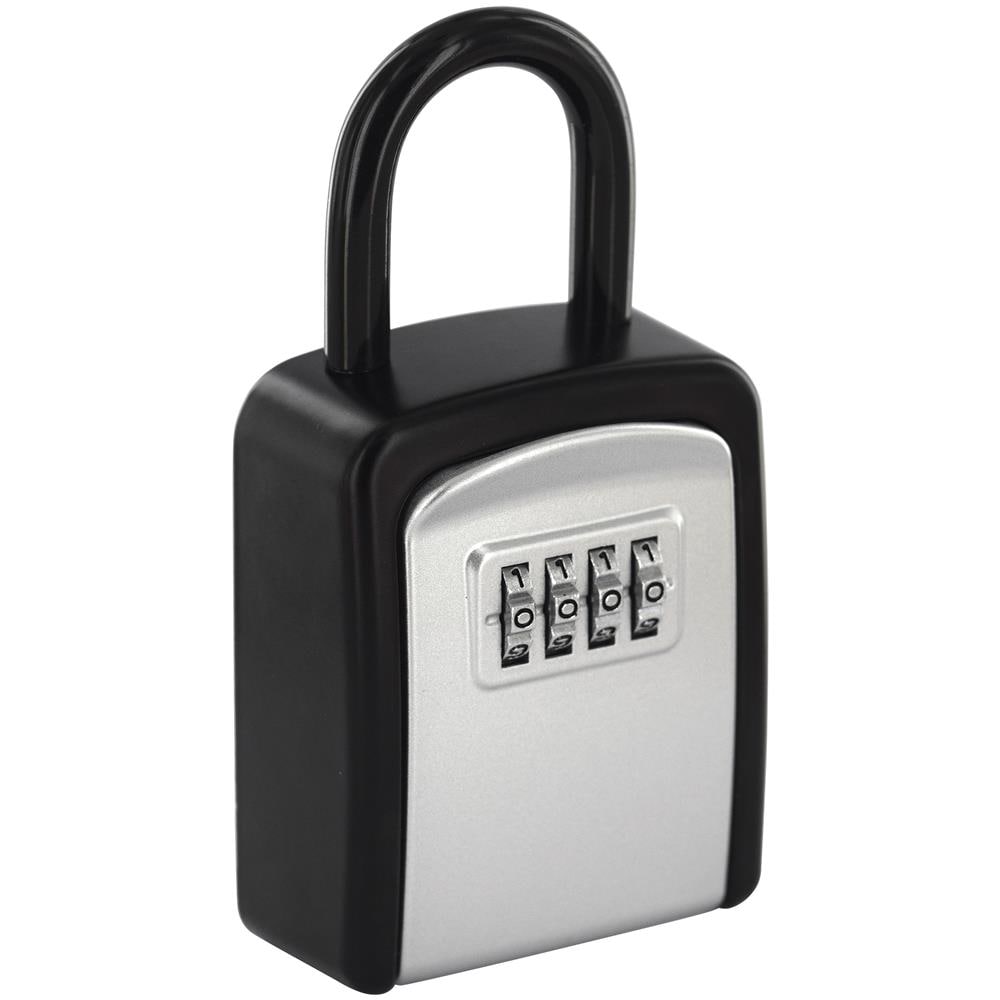 Cassetta Portachiavi Keybox, 37x75mm, Con Anello, Nero, Combinazione A 4 Cifre, Per Chiavi Portone B&b - - Foto 1