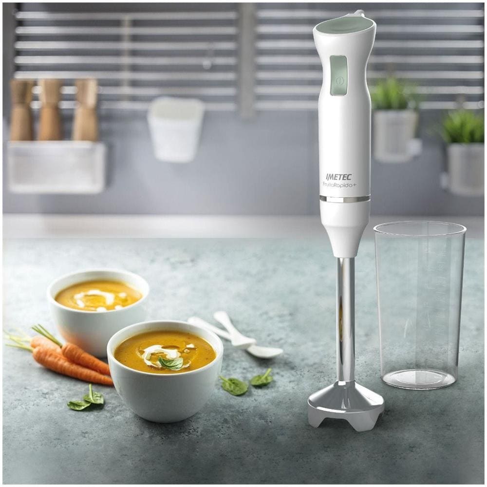 Frullatore ad Immersione Frullarapido+ con Recipiente da 0.7 L Potenza 800 Watt Colore Bianco / Verde - Foto 8