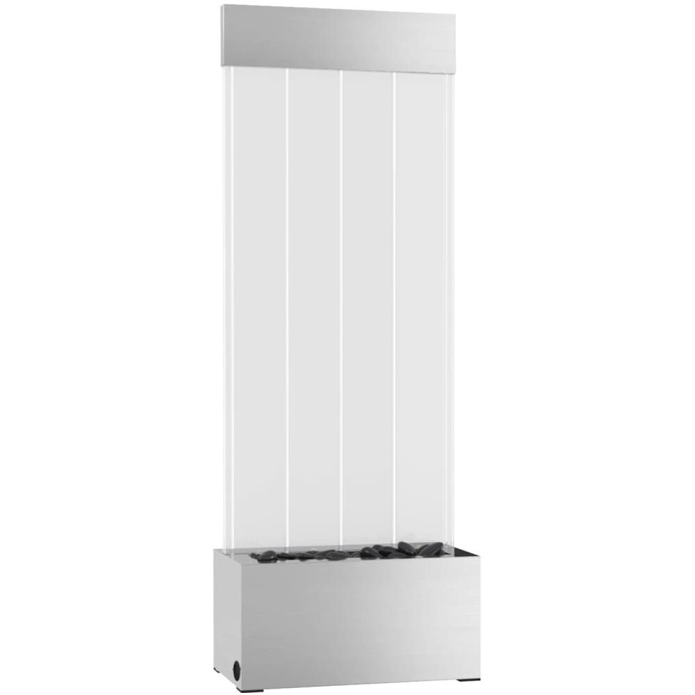 Colonna Di Bolle Con Led Rgb Acciaio Inox E Acrilico 110 Cm - Foto 3