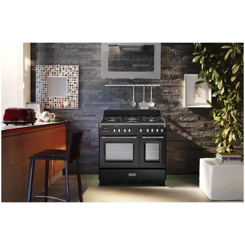 Cucina Elettrica MEM965TNNED 5 Fuochi a Gas 2 Forni Elettrici Classe A Dimensioni 90 x 60 cm Colore Nero Serie Mastercook - Foto 4