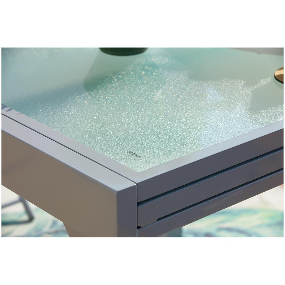 Tavolo Da Giardino Allungabile 8 Posti Con 8 Sedie In Alluminio Molvina - Foto 8