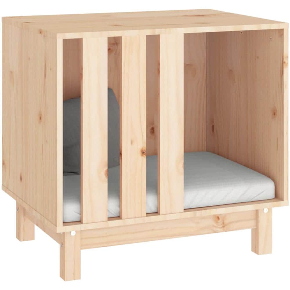 Casetta Per Cani 60x45x57 Cm In Legno Massello Di Pino - Foto 3
