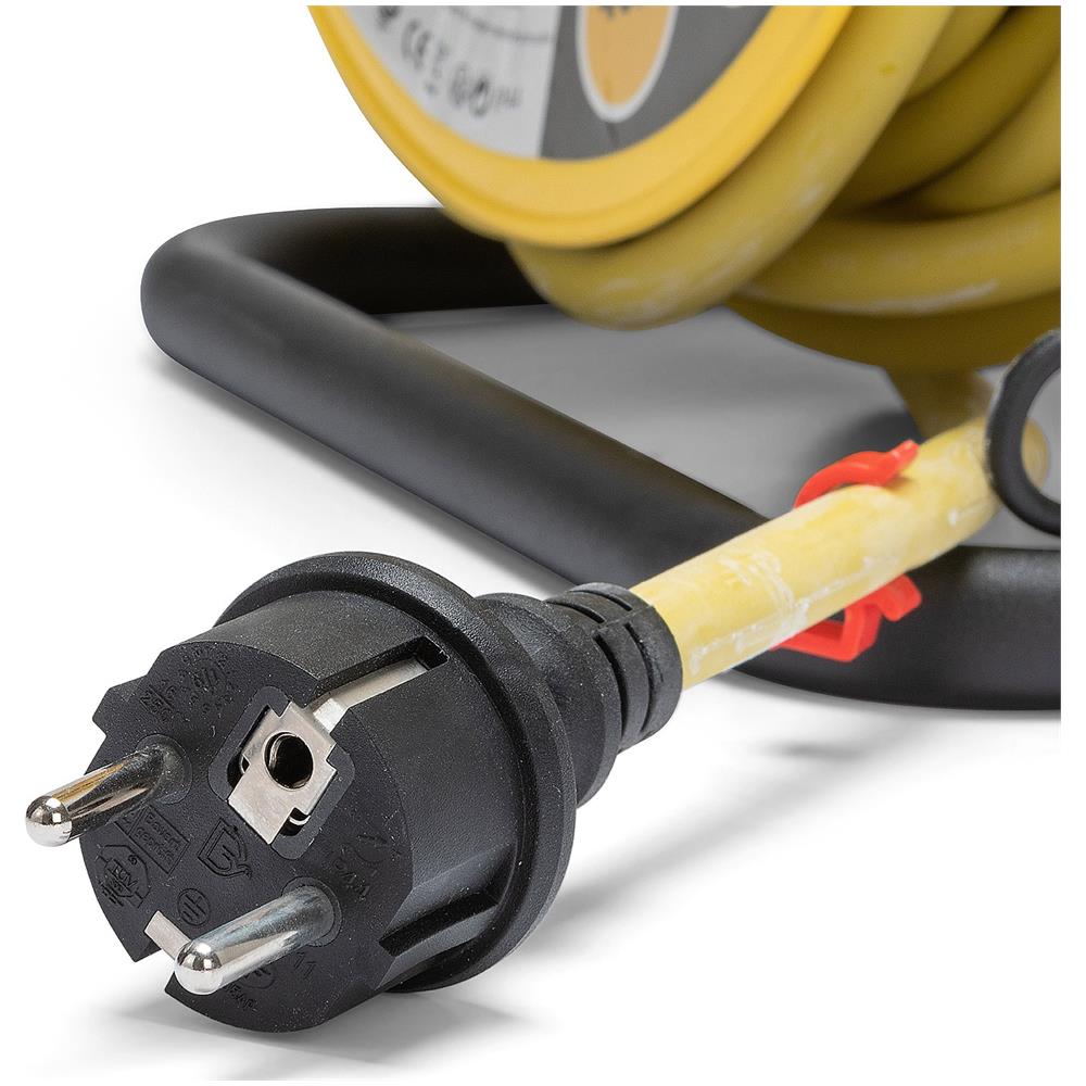 Bobina Elettrica Da Cantiere, 4 Prese Francesi, H07rn-f 3g2,5mm2, 25m, Nf, Ce - Ip44 - Foto 1